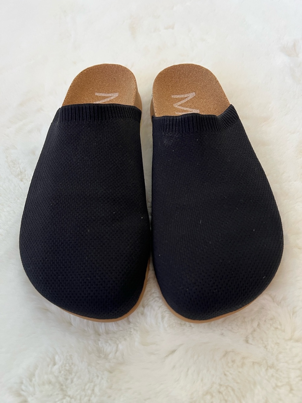 MESSAGE Henning Classic Black Slip On Mule Shoes Sz 37 US 6.5-7 - Picture 5 of 15